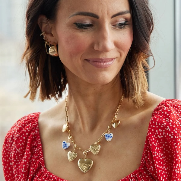 Kilee Nickels with locket necklace